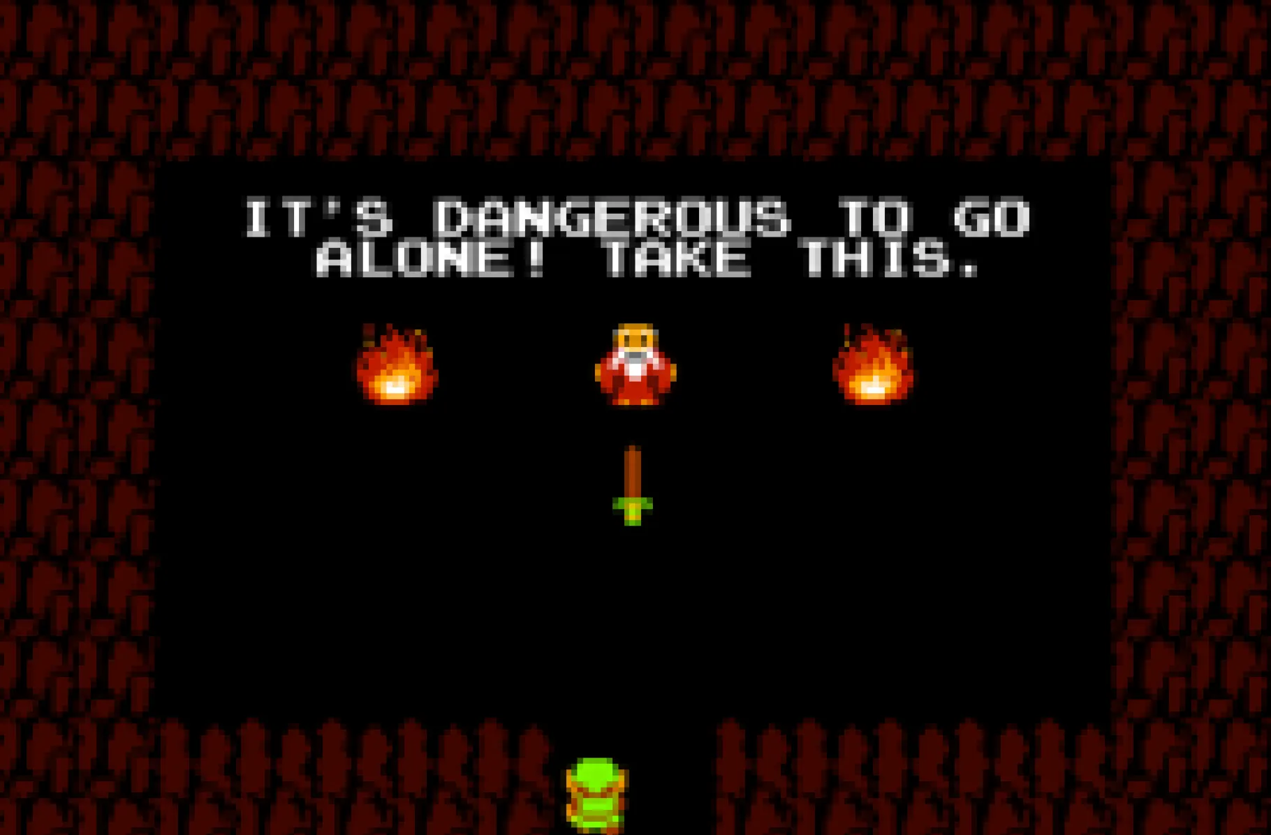 It's dangerous to go alone! Take this.